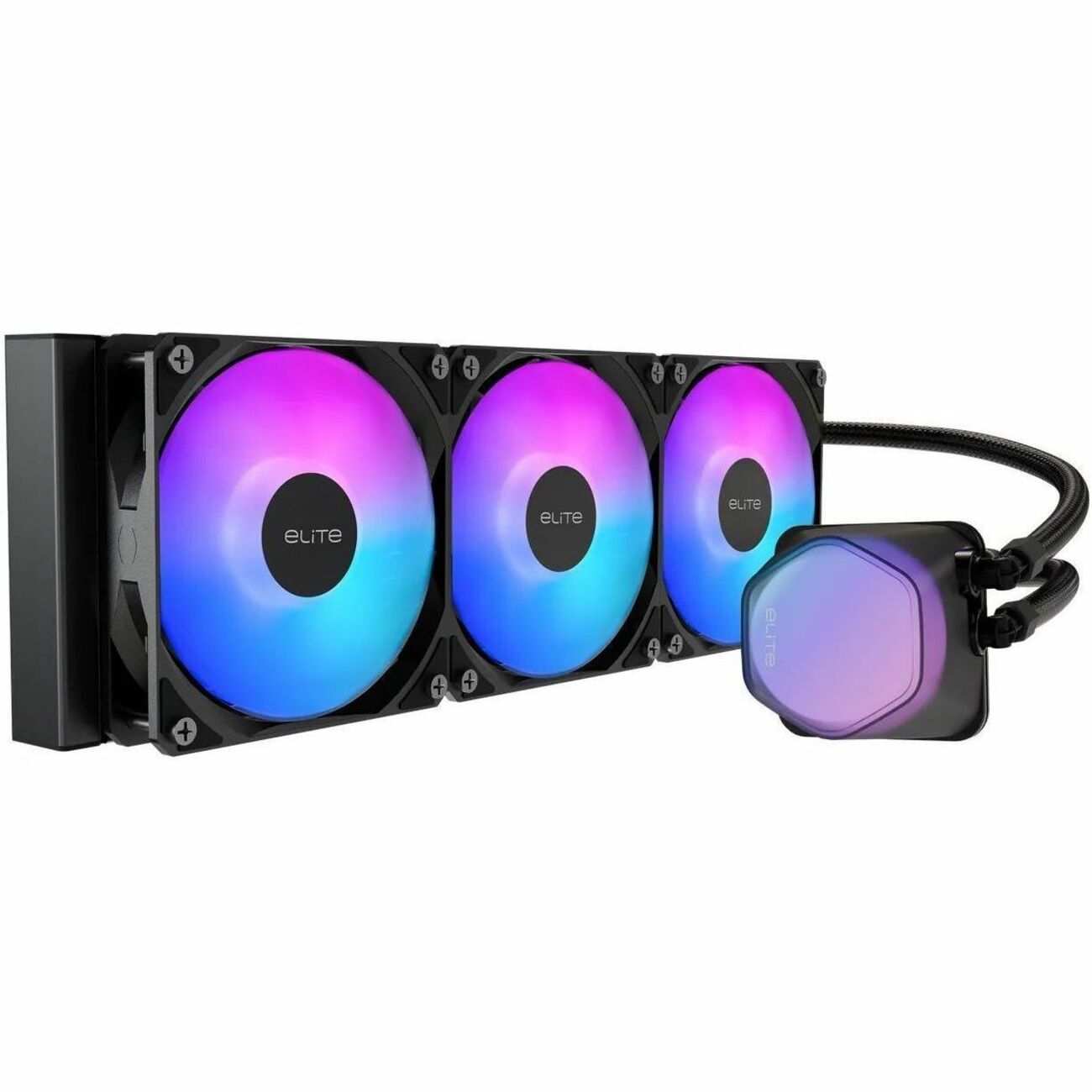 GUNMANSA Cooler Master Elite Liquid 360 Cooling Fan/Radiator/Pump