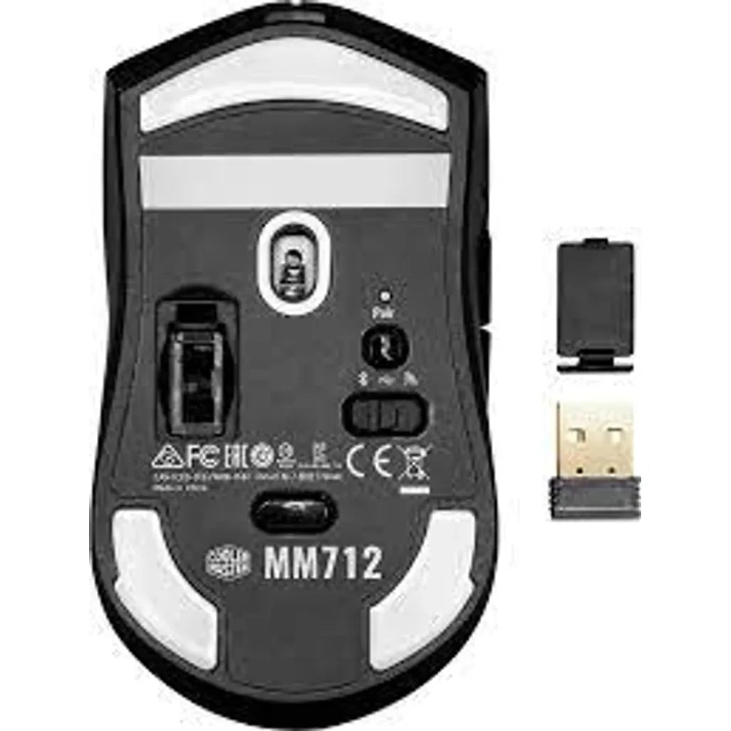GUNMANSA Cooler Master Mouse MM712 Wireless Ultra light Gaming mouse.Bluetooth and wireless