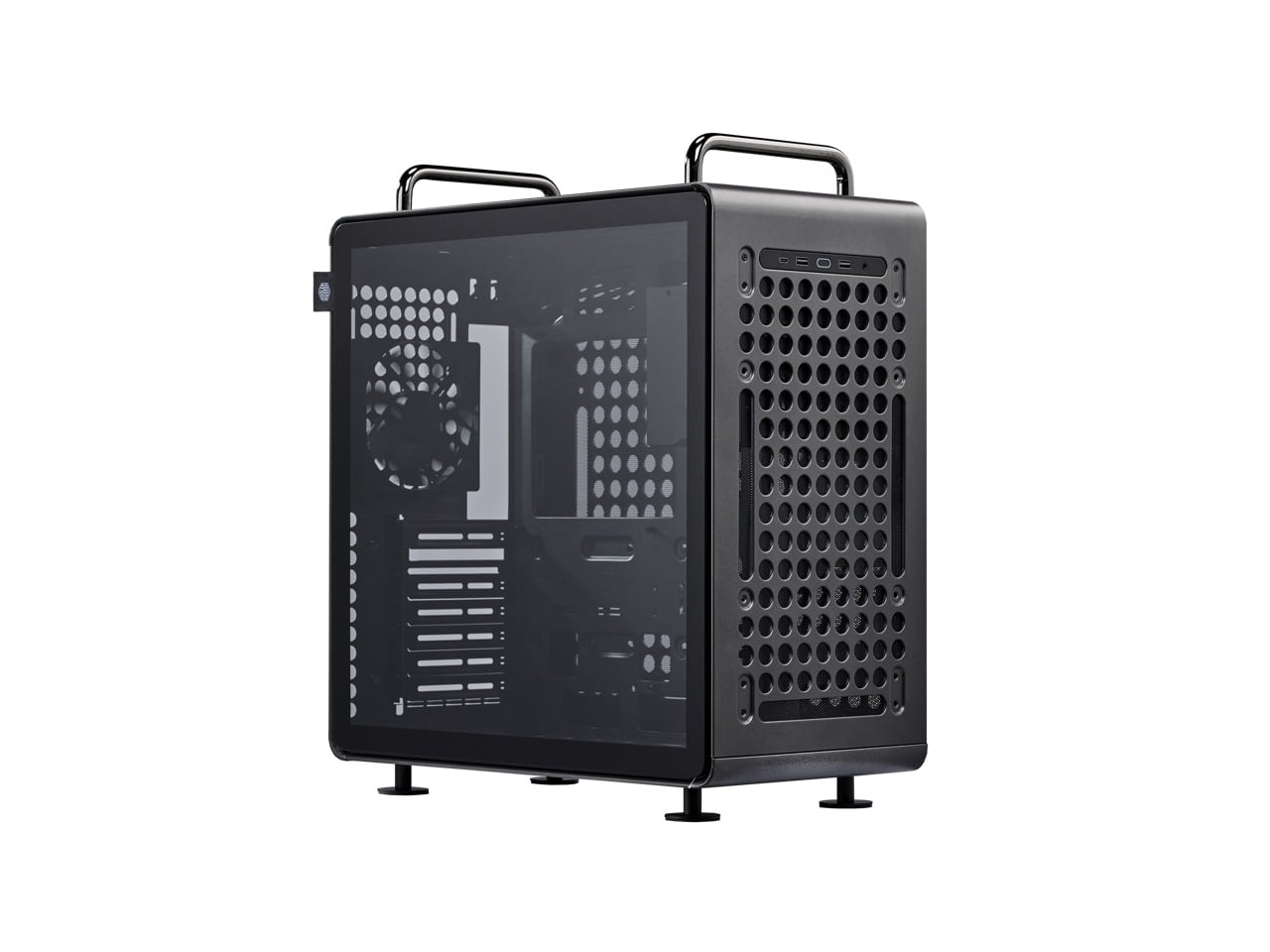 GUNMANSA Cooler Master QUBE 540 Q540-MGNN-S00 High-Airflow ATX Mid-Tower Case, 415mm GPU Clearance Max, Tempered Glass, Modular & Customizable Design, Reversible I/O Panel - Stardust Iron