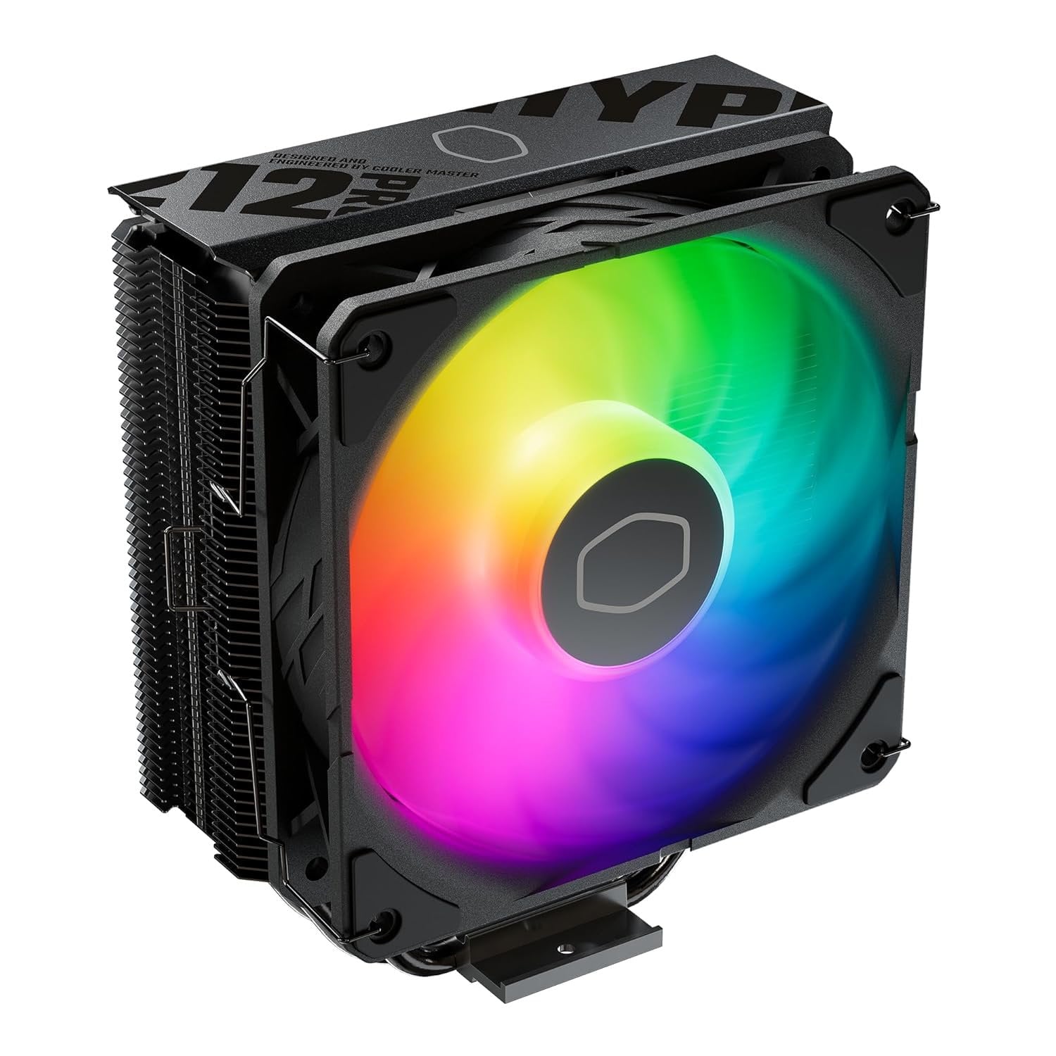 GUNMANSA Cooler Master RR-212S-25PZ-R1 Hyper 212 Pro ARGB CPU Air Cooler, SickleFlow Edge 120 PWM Fan, Composite 4 Copper Heat Pipes, Sleek Top Cover, AMD Ryzen AM5|AM4, Intel LGA 1851 / 1700 / 1200 / 1151 / 1150 / 1155 / 1156 socket Brackets