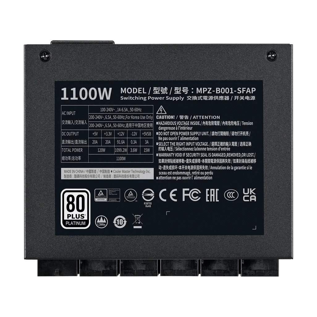 GUNMANSA Cooler Master V SFX Platinum 1100,