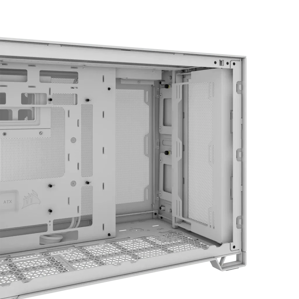 GUNMANSA Corsair 2500D AIRFLOW, Midi Tower, PC, White, ATX, 18 cm, 40 cm