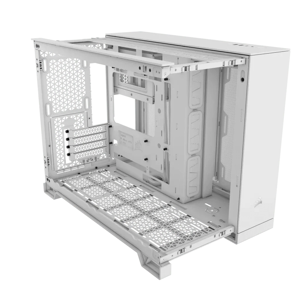 GUNMANSA Corsair 2500D AIRFLOW, Midi Tower, PC, White, ATX, 18 cm, 40 cm