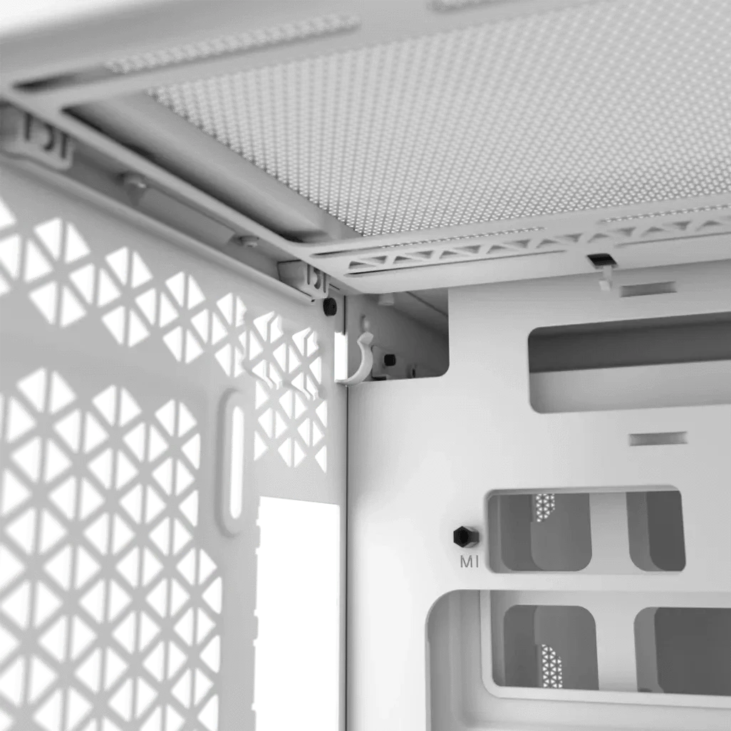 GUNMANSA Corsair 2500X, Midi Tower, PC, White, ATX, 18 cm, 40 cm