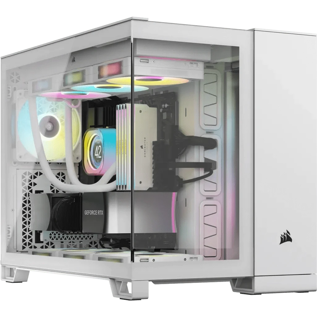 GUNMANSA Corsair 2500X, Midi Tower, PC, White, ATX, 18 cm, 40 cm