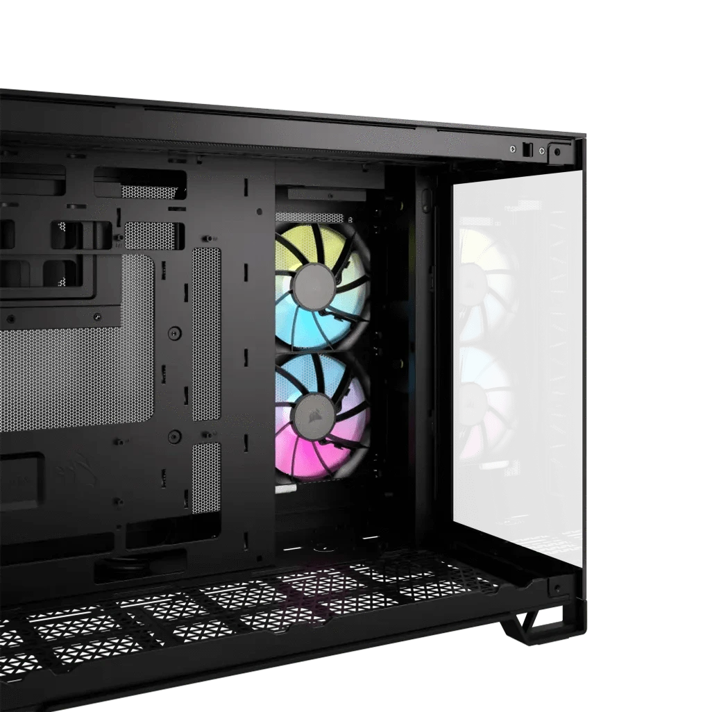 GUNMANSA Corsair 2500X RGB, Micro Tower, PC, Black, ATX