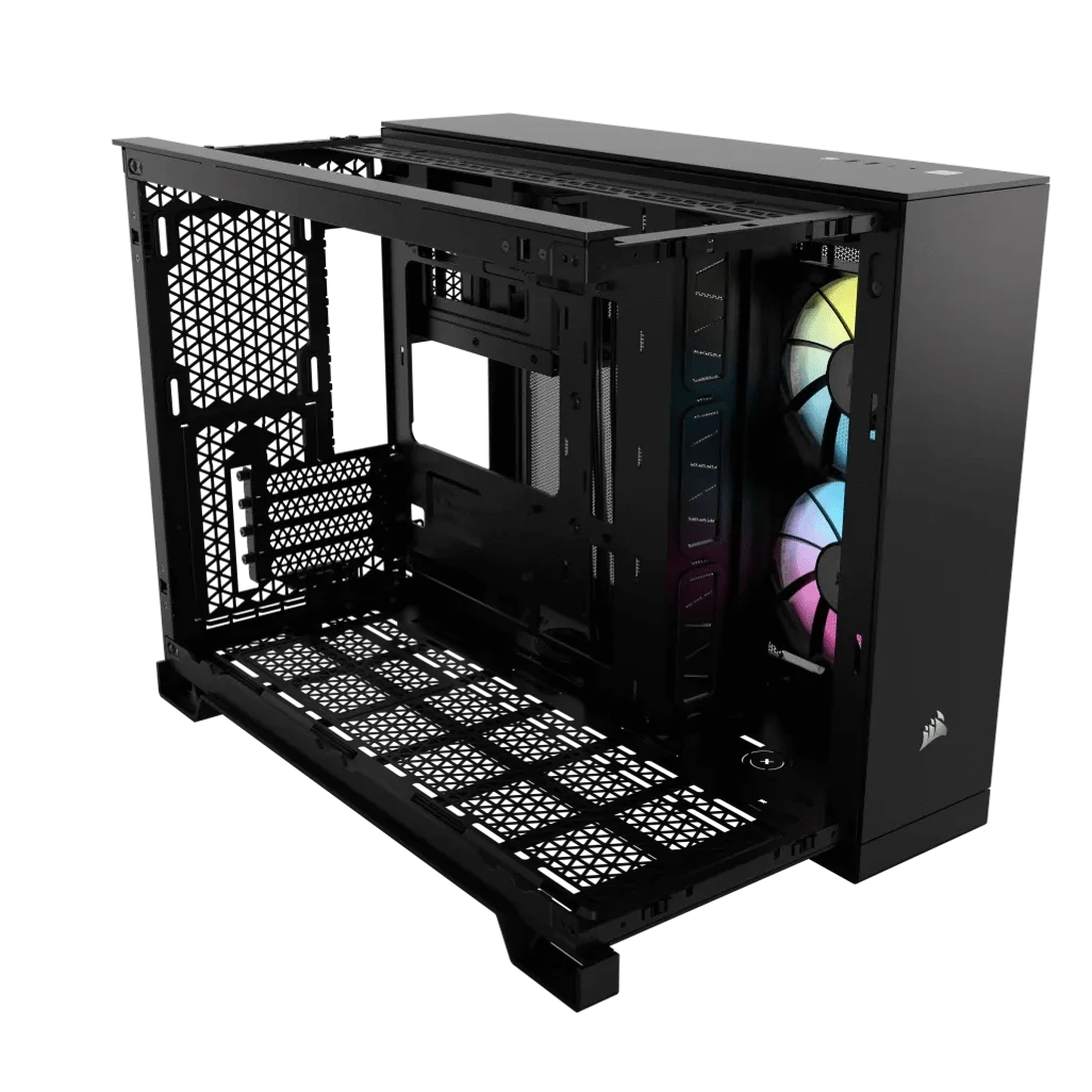 GUNMANSA Corsair 2500X RGB, Micro Tower, PC, Black, ATX