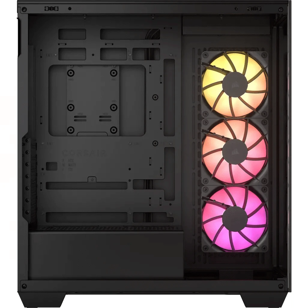 GUNMANSA Corsair 3500X ARGB, Midi Tower, PC, Black, EATX, Gaming, Multi