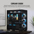GUNMANSA Corsair 3500X, Midi Tower, PC, Black, EATX, Gaming, 17 cm