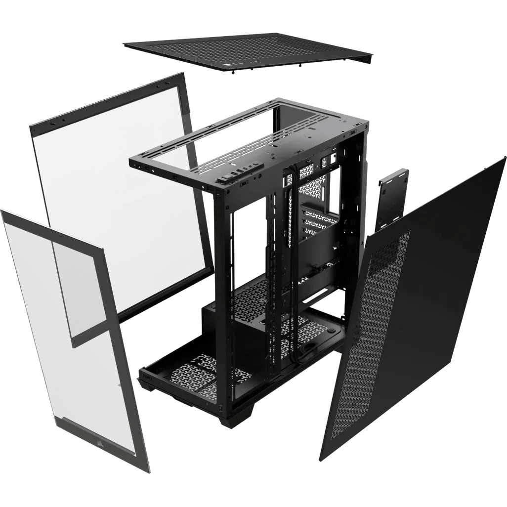 GUNMANSA Corsair 3500X, Midi Tower, PC, Black, EATX, Gaming, 17 cm