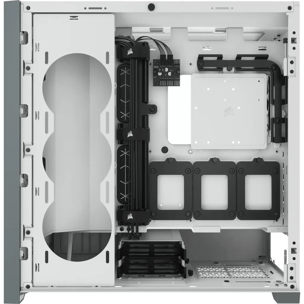 GUNMANSA Corsair 5000D AIRFLOW, Midi Tower, PC, White, ATX, EATX, micro ATX