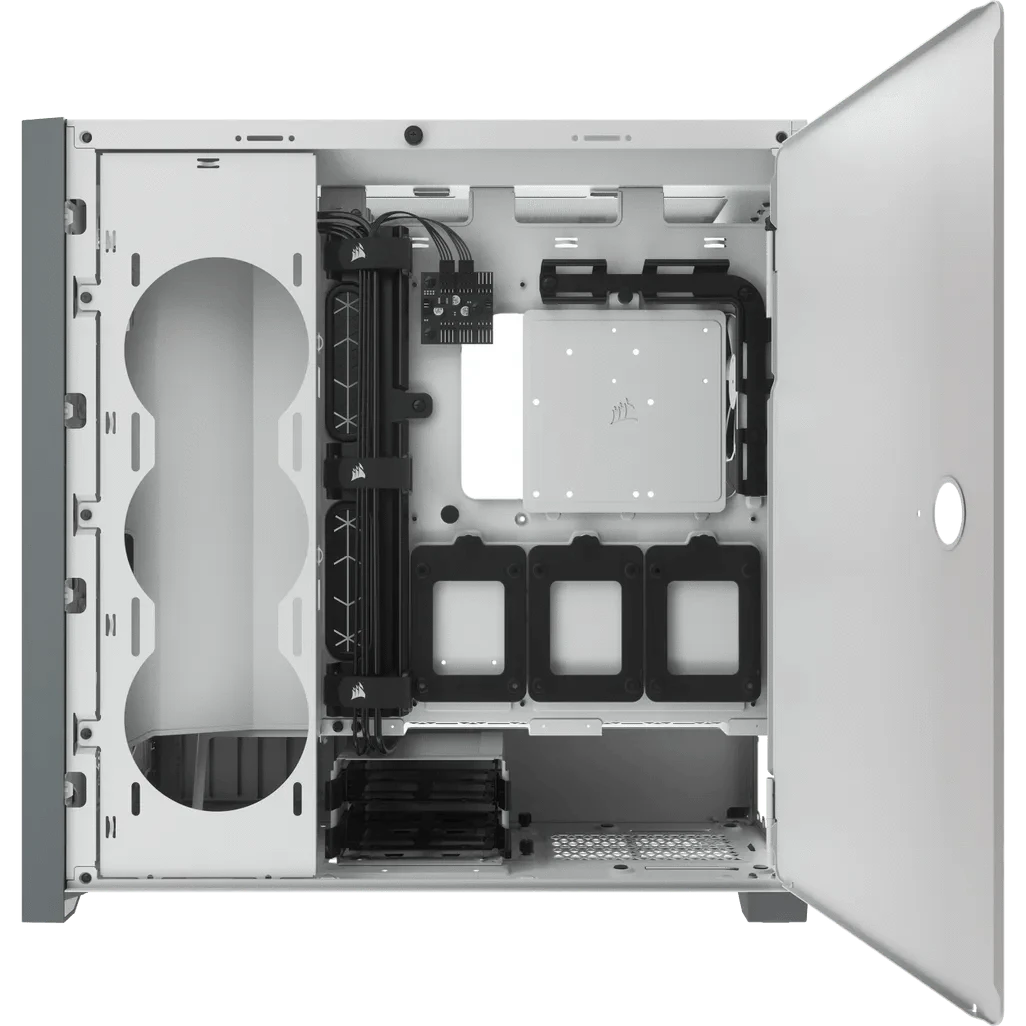 GUNMANSA Corsair 5000D AIRFLOW, Midi Tower, PC, White, ATX, EATX, micro ATX