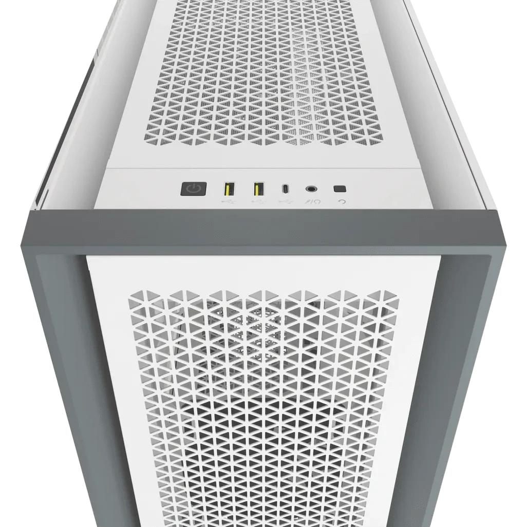 GUNMANSA Corsair 5000D AIRFLOW, Midi Tower, PC, White, ATX, EATX, micro ATX