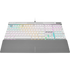 GUNMANSA Corsair CH-910951A-NA, Full-size (100%), Wired, USB, Opto-mechanical key switch, RGB LED, White