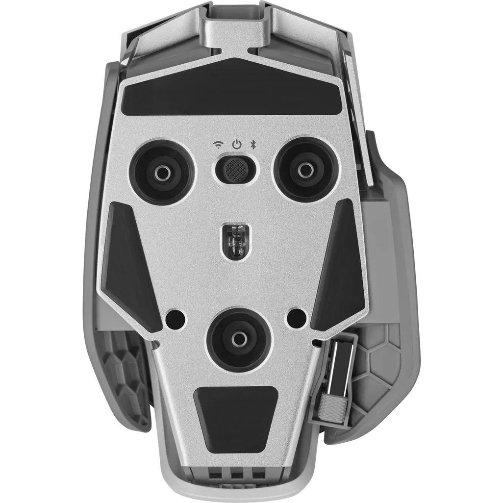 GUNMANSA Corsair CH-9319511-AP2, Right-hand, Optical, RF Wireless + Bluetooth, 26000 DPI, White