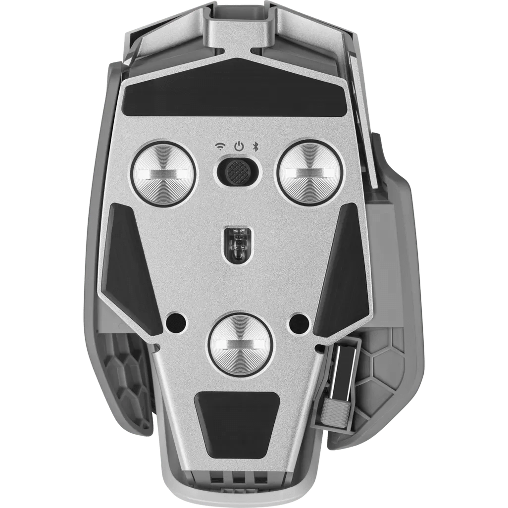 GUNMANSA Corsair CH-9319511-AP2, Right-hand, Optical, RF Wireless + Bluetooth, 26000 DPI, White