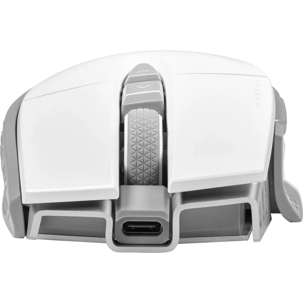 GUNMANSA Corsair CH-9319511-AP2, Right-hand, Optical, RF Wireless + Bluetooth, 26000 DPI, White