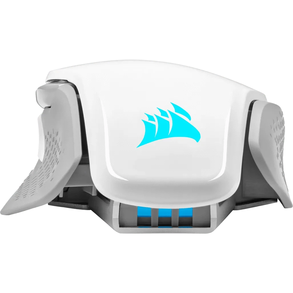 GUNMANSA Corsair CH-9319511-AP2, Right-hand, Optical, RF Wireless + Bluetooth, 26000 DPI, White