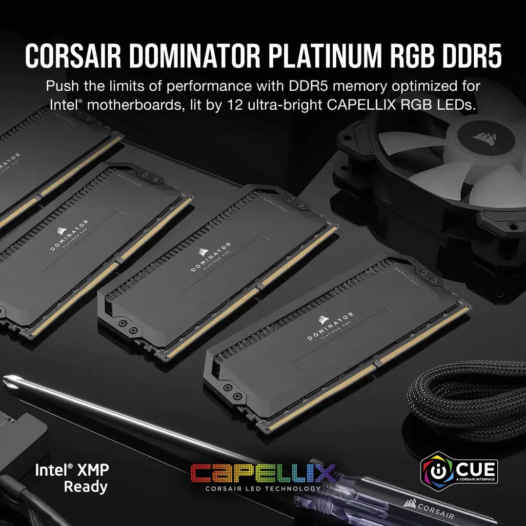 GUNMANSA Corsair Dominator CMT32GX5M2B6400C32, 32 GB, 2 x 16 GB, DDR5, 6400 MHz, 288-pin DIMM