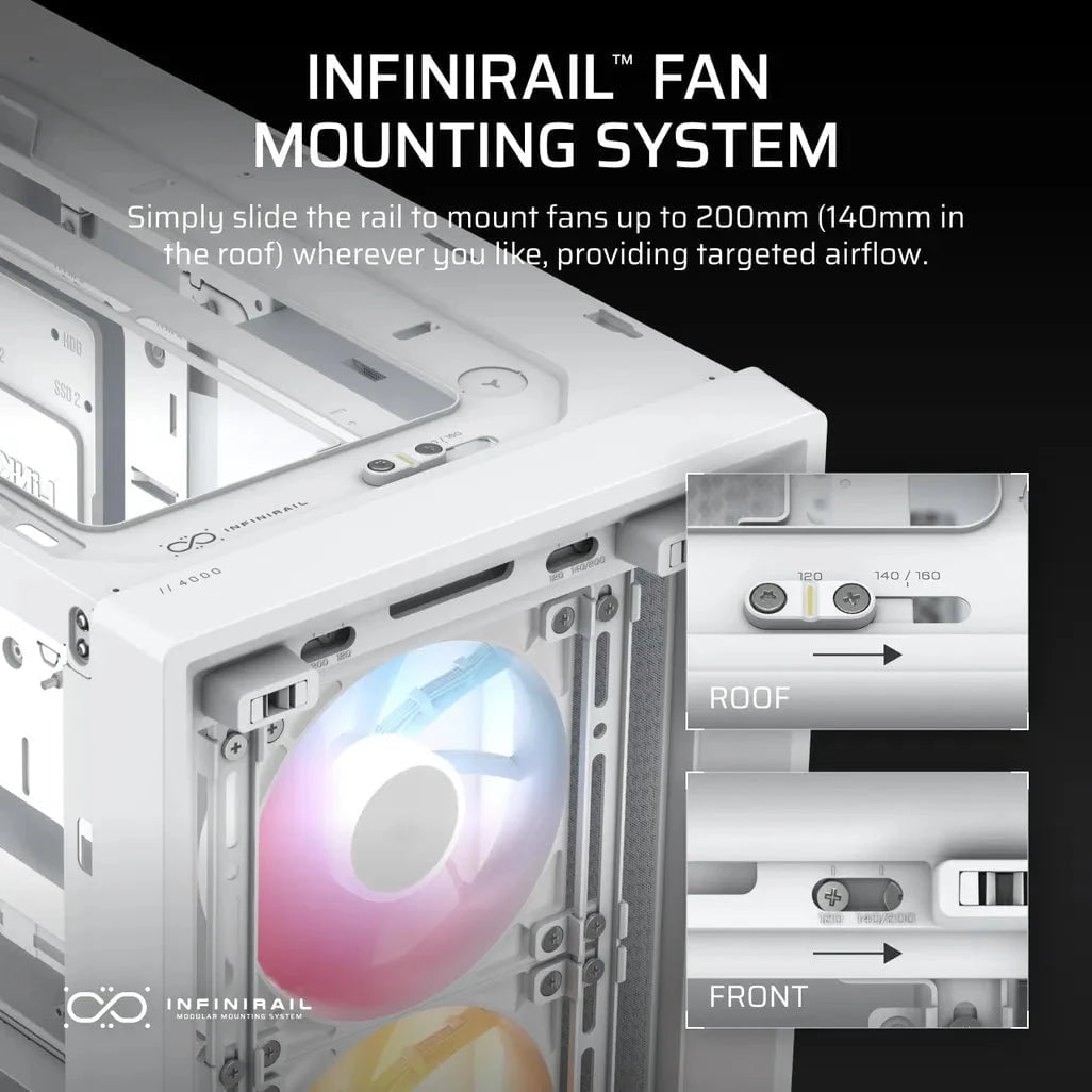 GUNMANSA Corsair FRAME 4000D RS ARGB, Midi Tower, PC