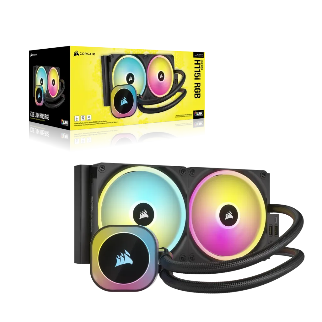 GUNMANSA Corsair H115I, Liquid cooling kit, 14 cm