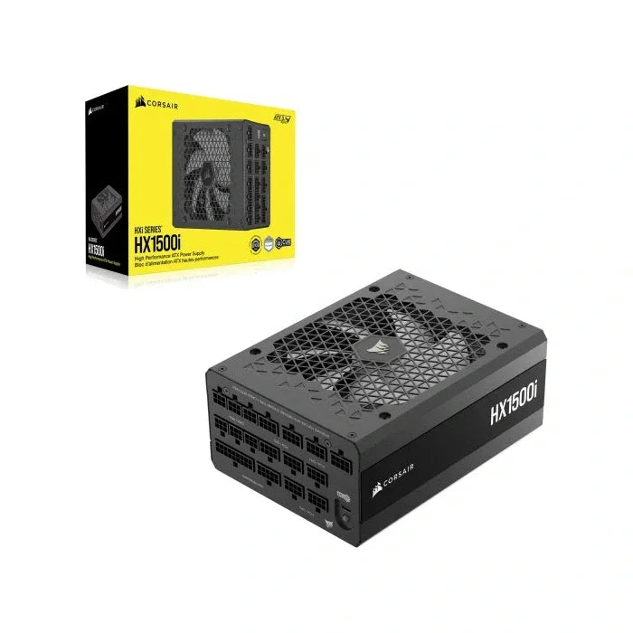 GUNMANSA Corsair HX Series™ HX1500i — 1500 Watt 80 PLUS® Platinum Certified Fully Modular PSU; ATX 3.1; PCIe 5.1 10yr Warranty