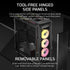 GUNMANSA Corsair iCUE LINK 5000T LX RGB Mid-Tower PC Case; Black