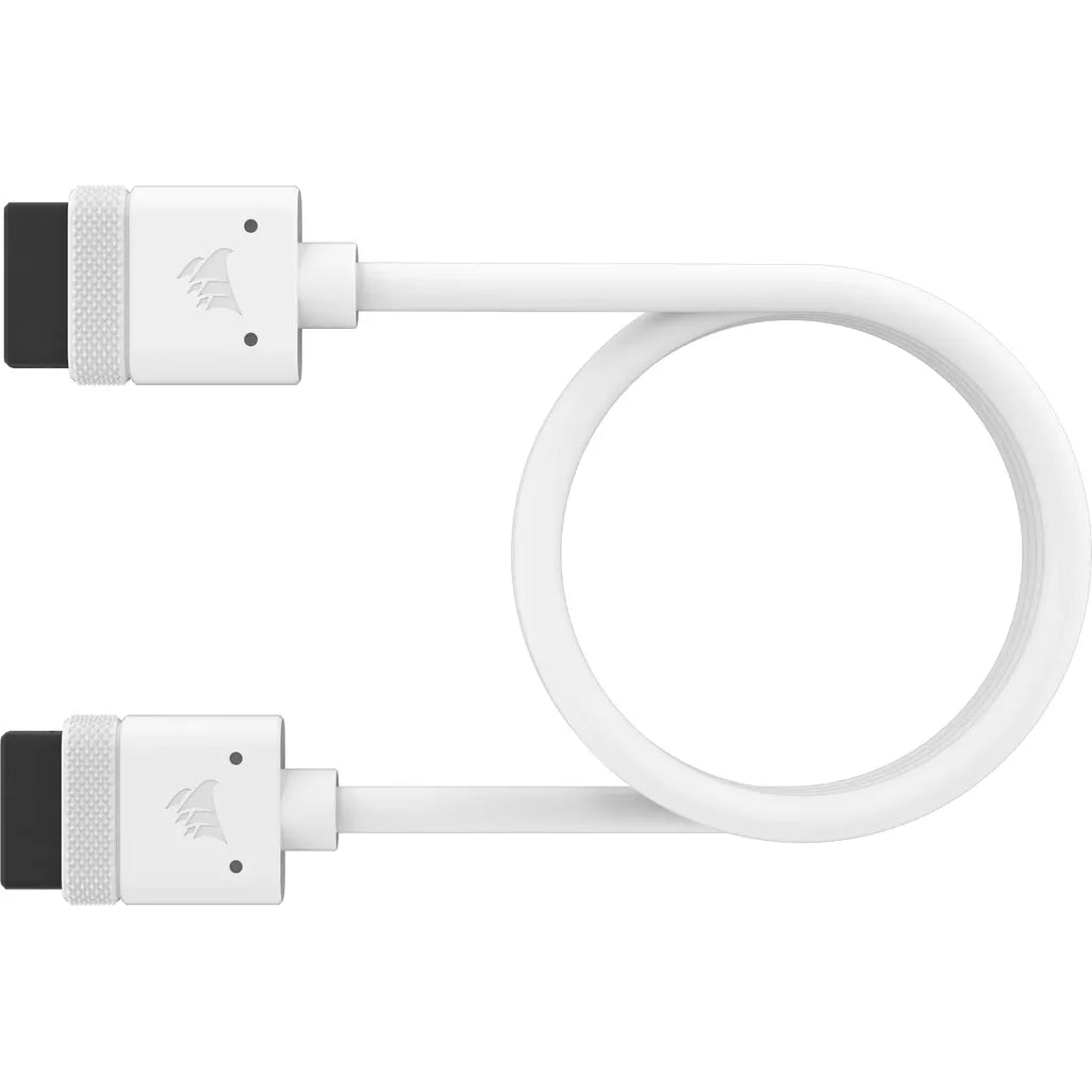 GUNMANSA Corsair iCUE LINK Cable; 1x 600mm with Straight connectors; White