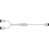 GUNMANSA Corsair iCUE LINK Cable; 1x 600mm Y-Cable with Straight connectors; White