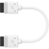 GUNMANSA Corsair iCUE LINK Cable; 2x 100mm with Straight connectors; White
