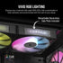 GUNMANSA Corsair iCUE LINK RX120 RGB, Fan