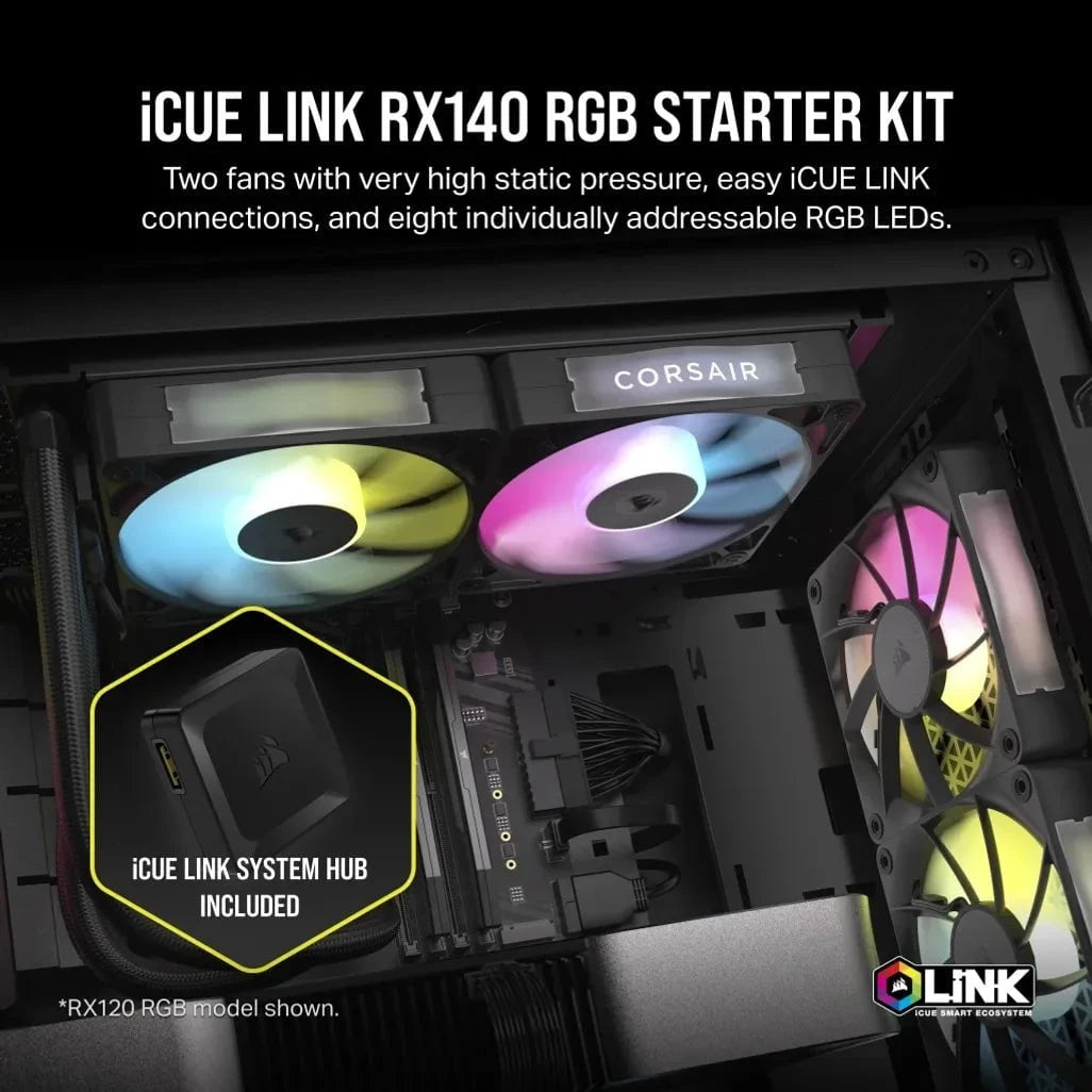 GUNMANSA Corsair iCUE LINK RX140 RGB, Fan
