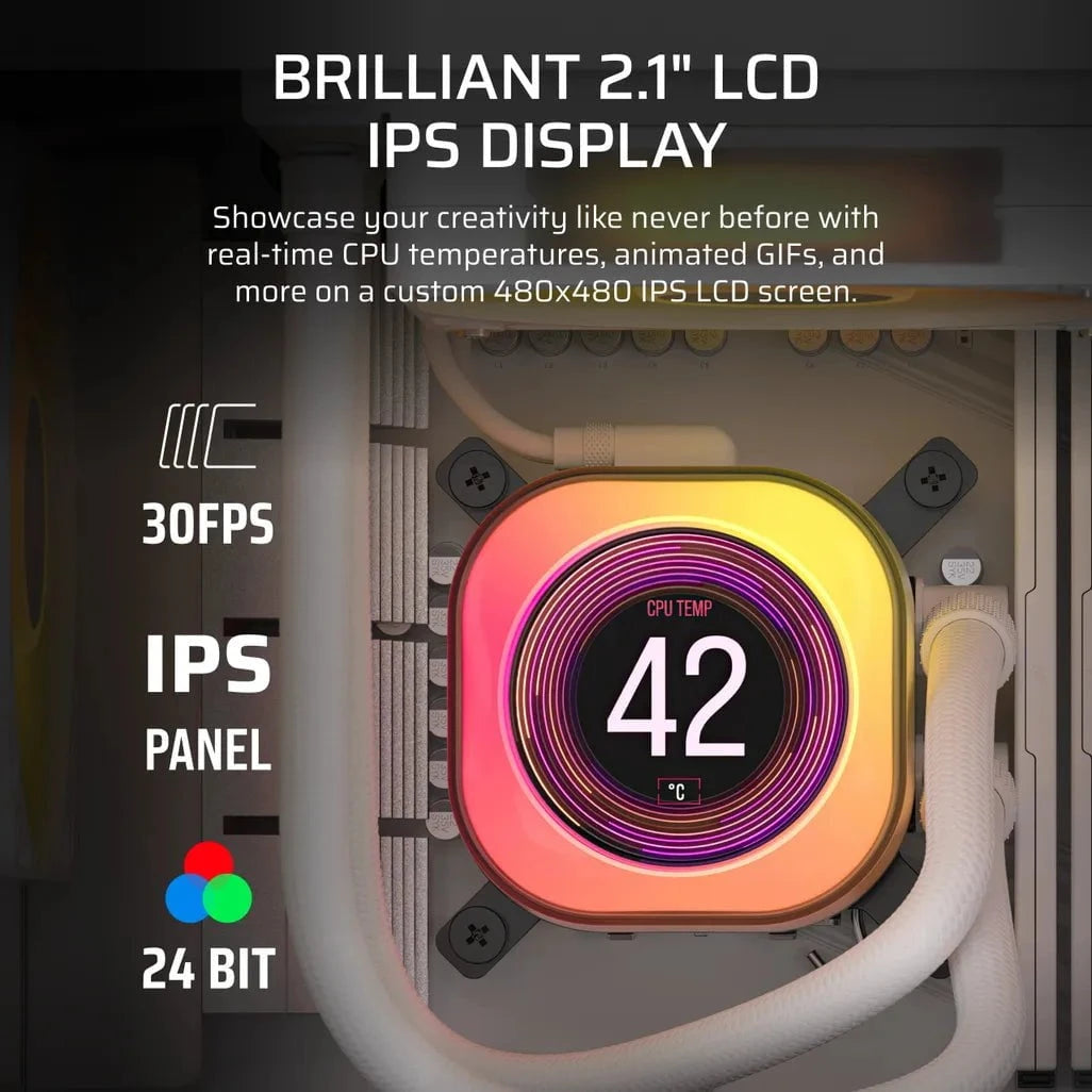 GUNMANSA Corsair iCUE LINK TITAN 240 RX LCD, Air cooler