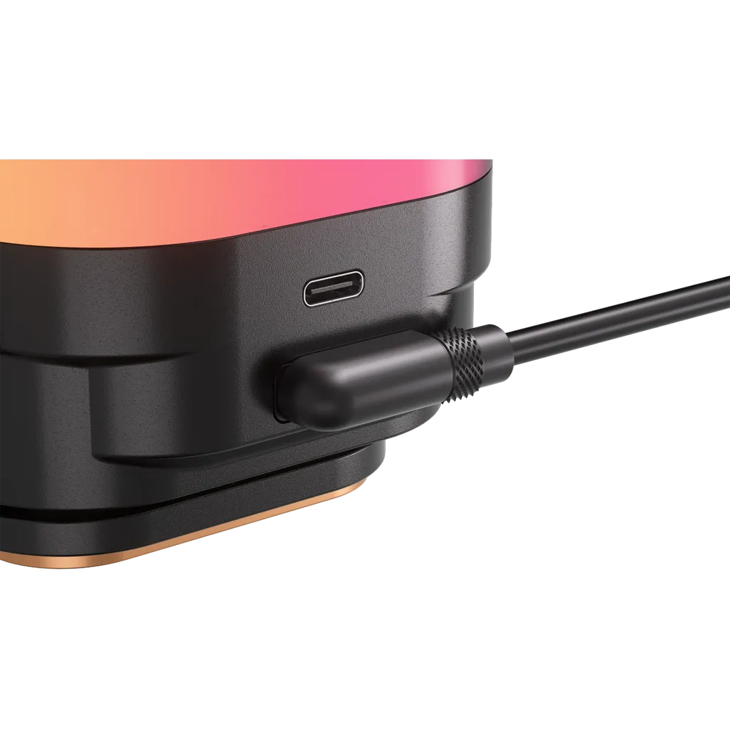 GUNMANSA Corsair iCUE LINK TITAN 240 RX LCD Liquid CPU Cooler – RX120 RGB Fans – Fits Intel® LGA 1851/1700; AMD® AM5/AM4.