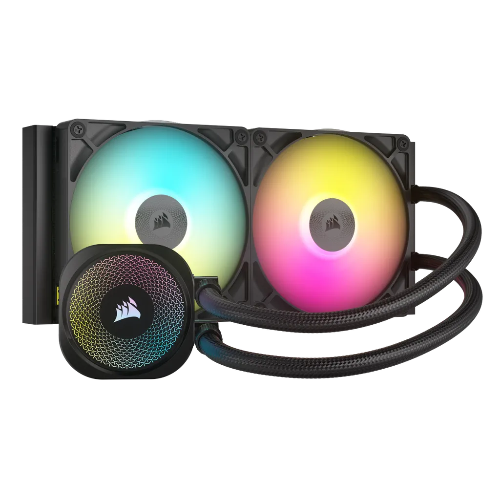 GUNMANSA Corsair iCUE LINK TITAN 280 RX RGB Liquid CPU Cooler - RX140 RGB Fans – Fits Intel® LGA 1851/1700; AMD® AM5/AM4.