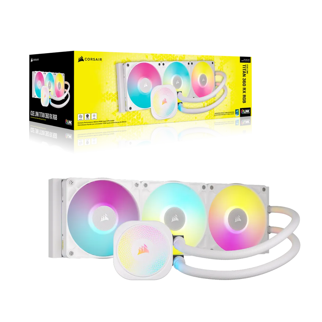 GUNMANSA Corsair iCUE LINK TITAN RX RGB, All-in-one liquid cooler,