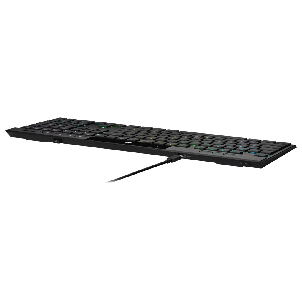 GUNMANSA Corsair K100 AIR WIRELESS RGB Ultra-Thin Mechanical Gaming Keyboard - CHERRY MX Ultra Low Profile - Black