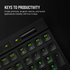 GUNMANSA Corsair K100 AIR WIRELESS RGB Ultra-Thin Mechanical Gaming Keyboard - CHERRY MX Ultra Low Profile - Black