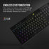GUNMANSA Corsair K100 AIR WIRELESS RGB Ultra-Thin Mechanical Gaming Keyboard - CHERRY MX Ultra Low Profile - Black