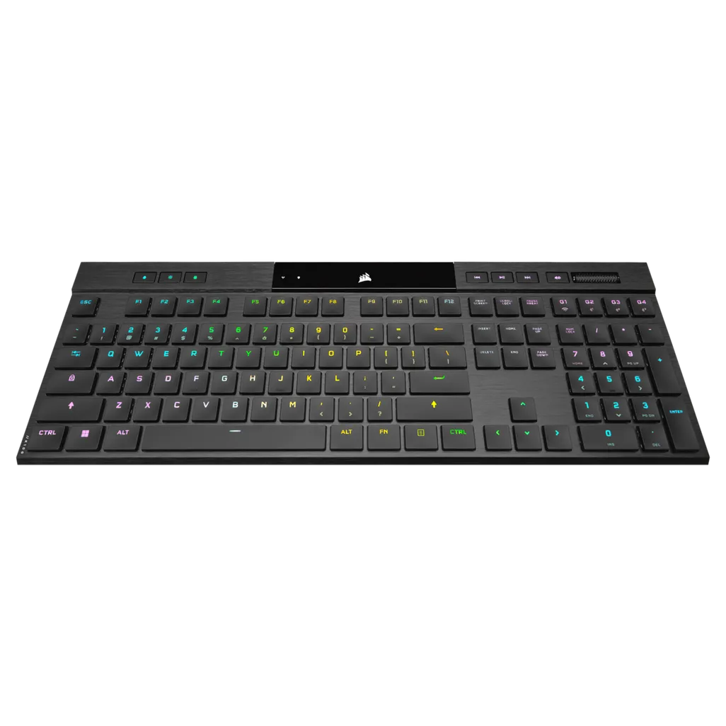 GUNMANSA Corsair K100 AIR WIRELESS RGB Ultra-Thin Mechanical Gaming Keyboard - CHERRY MX Ultra Low Profile - Black