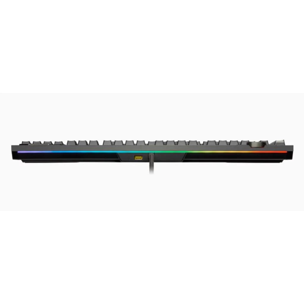 GUNMANSA Corsair K100 RGB Optical-Mechanical Wired CORSAIR OPX Switch Keyboard with RGB Backlighting – Black.