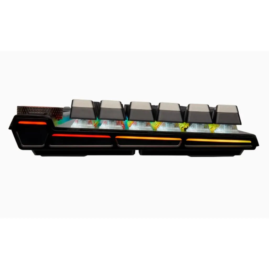 GUNMANSA Corsair K100 RGB Optical-Mechanical Wired CORSAIR OPX Switch Keyboard with RGB Backlighting – Black.