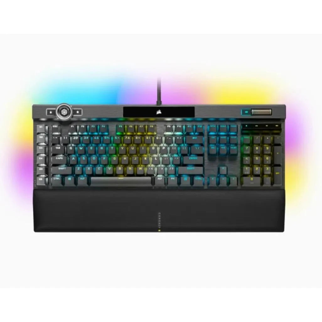 GUNMANSA Corsair K100 RGB, Wired, USB, Mechanical, QWERTZ, RGB LED, Black