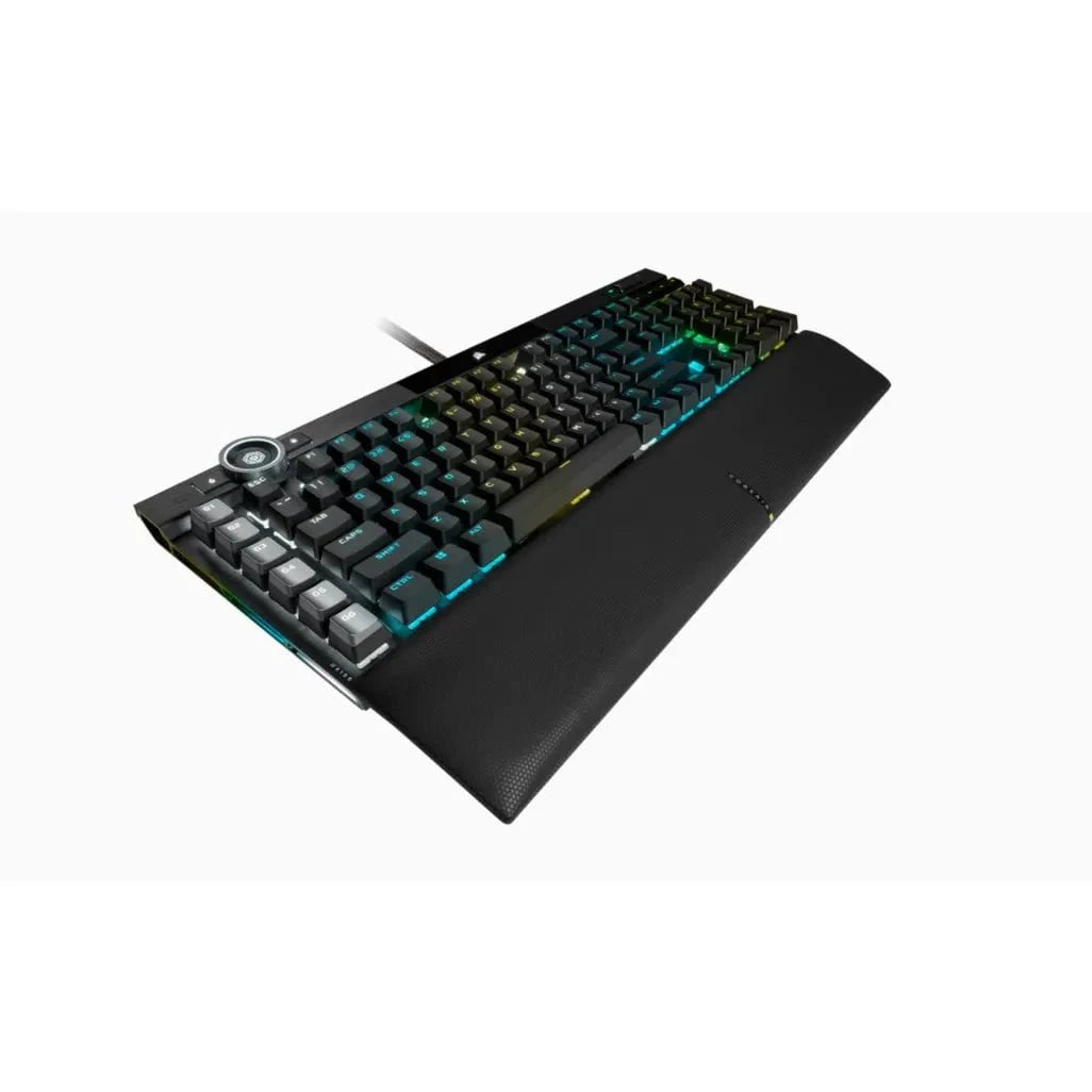 GUNMANSA Corsair K100 RGB, Wired, USB, Mechanical, QWERTZ, RGB LED, Black