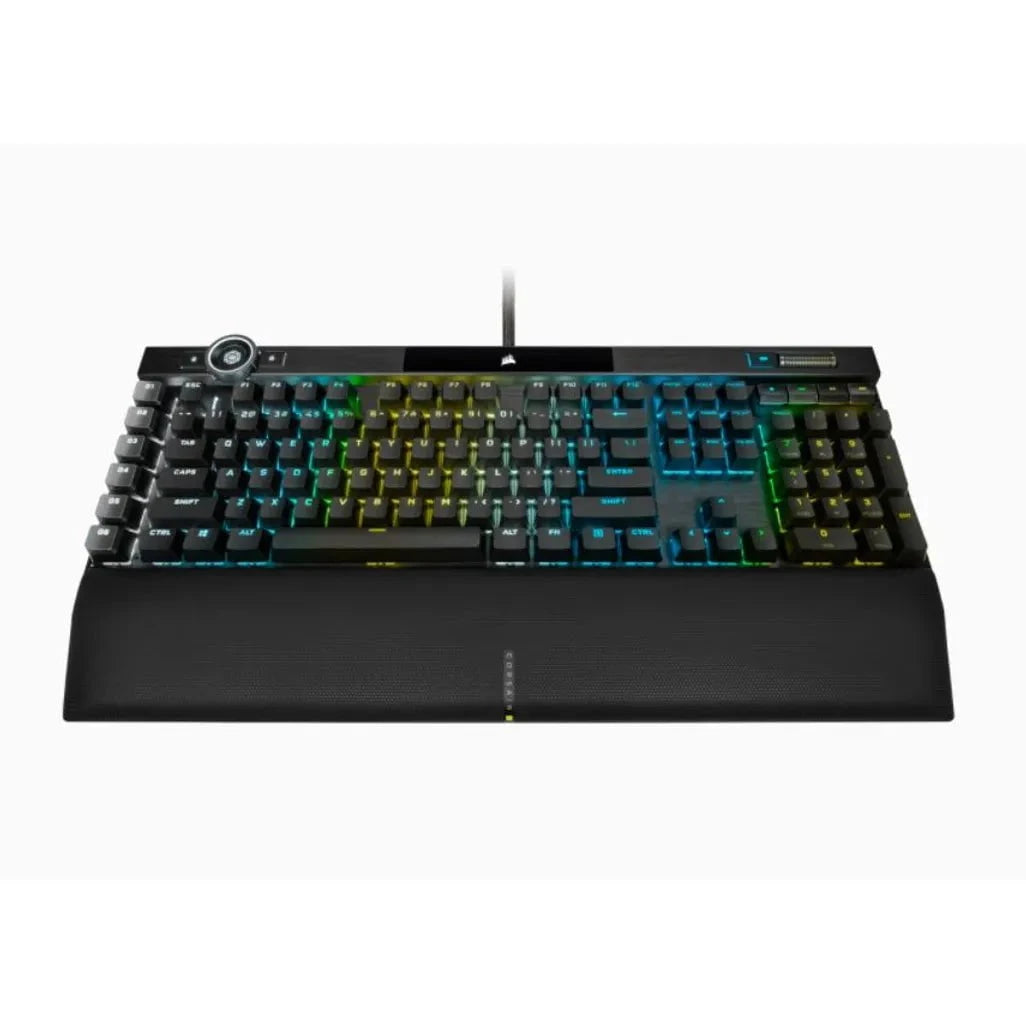 GUNMANSA Corsair K100 RGB, Wired, USB, Mechanical, QWERTZ, RGB LED, Black
