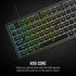 GUNMANSA Corsair K55 Core Gaming Keyboard; Backlit Zoned RGB LED; Rubberdome