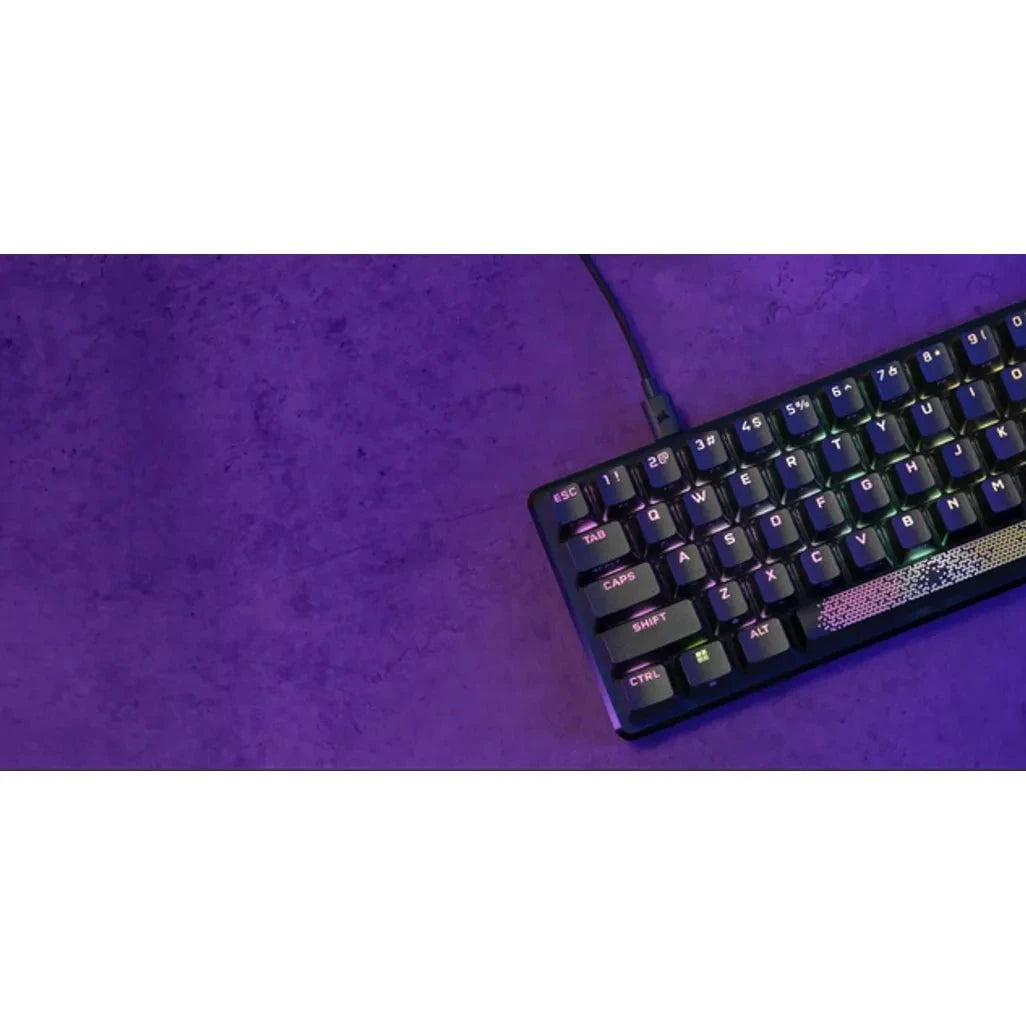 GUNMANSA Corsair K65 PRO MINI, Wired, USB, Opto-mechanical key switch, QWERTY, RGB LED, Black