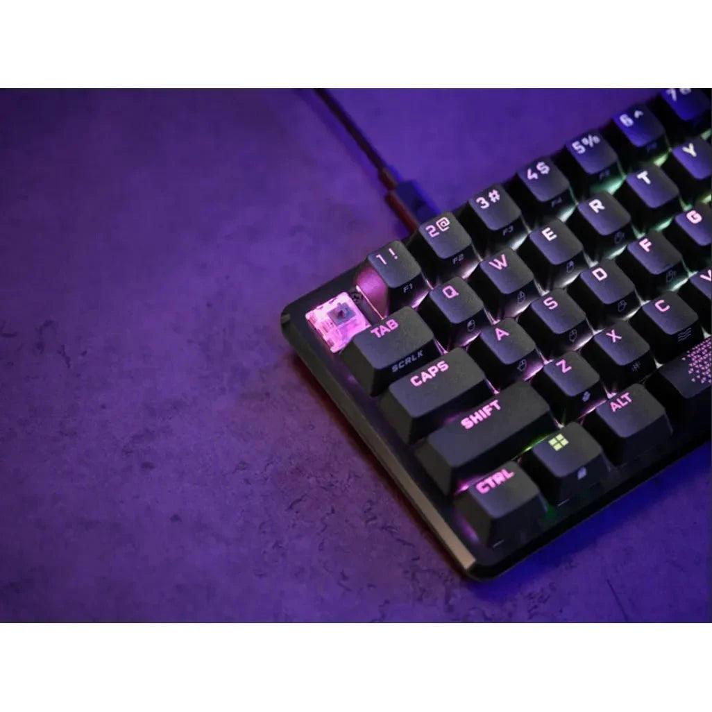 GUNMANSA Corsair K65 PRO MINI, Wired, USB, Opto-mechanical key switch, QWERTY, RGB LED, Black