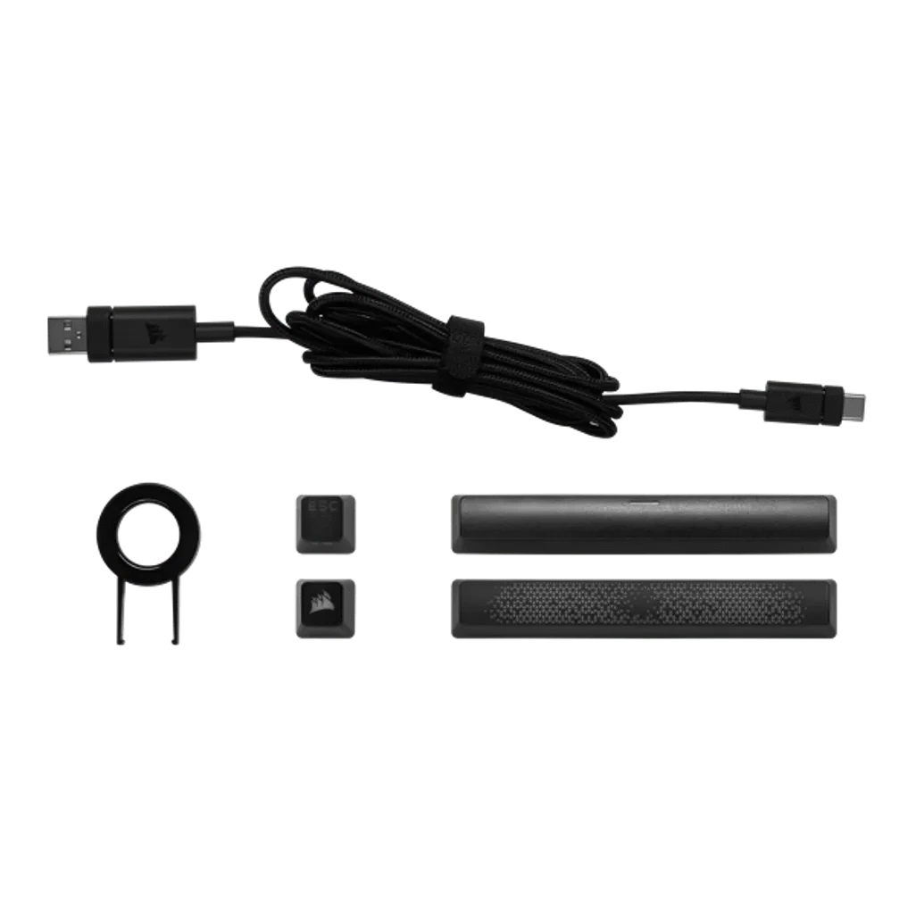 GUNMANSA Corsair K65 RGB Mini, Wired, USB, Mechanical, QWERTY, RGB LED, Black