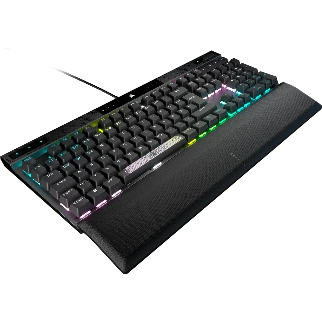 GUNMANSA Corsair K70 MAX, Full-size (100%), Wired, USB, RGB LED, Black